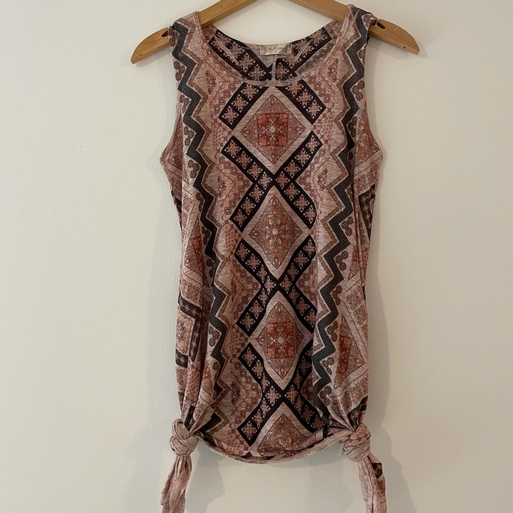 Altar’d State Patterned Tie Tank (Small)